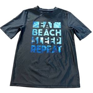 𝅺Old Navy Youth Boy’s Swim Top Beach or Pool Rash Guard, Size 10/12